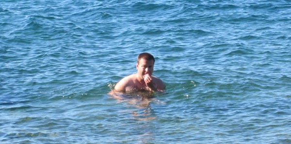 Купание в Японском море