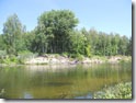 Рыбалка на реке летом