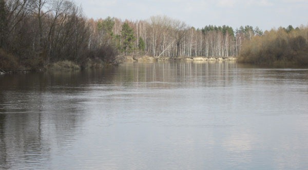 На реках большая вода