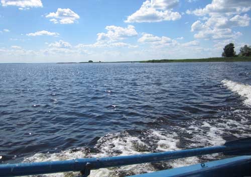 Огромные водные просторы