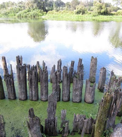 Остатки старого водозабора