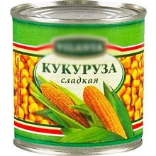 Консервированная сладкая кукуруза - отличная насадка